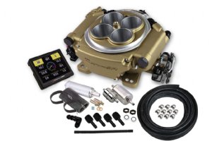 Holley Sniper EFI Self-Tuning Master Kit - Gold Finish