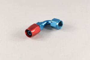 -10 AN Aluminum 90 Degree Hose Fitting  Part No. 021090