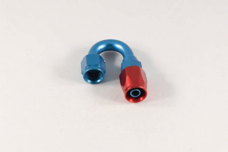 -6 AN Aluminum 180 Degree Hose Fitting  Part Nol. 02618